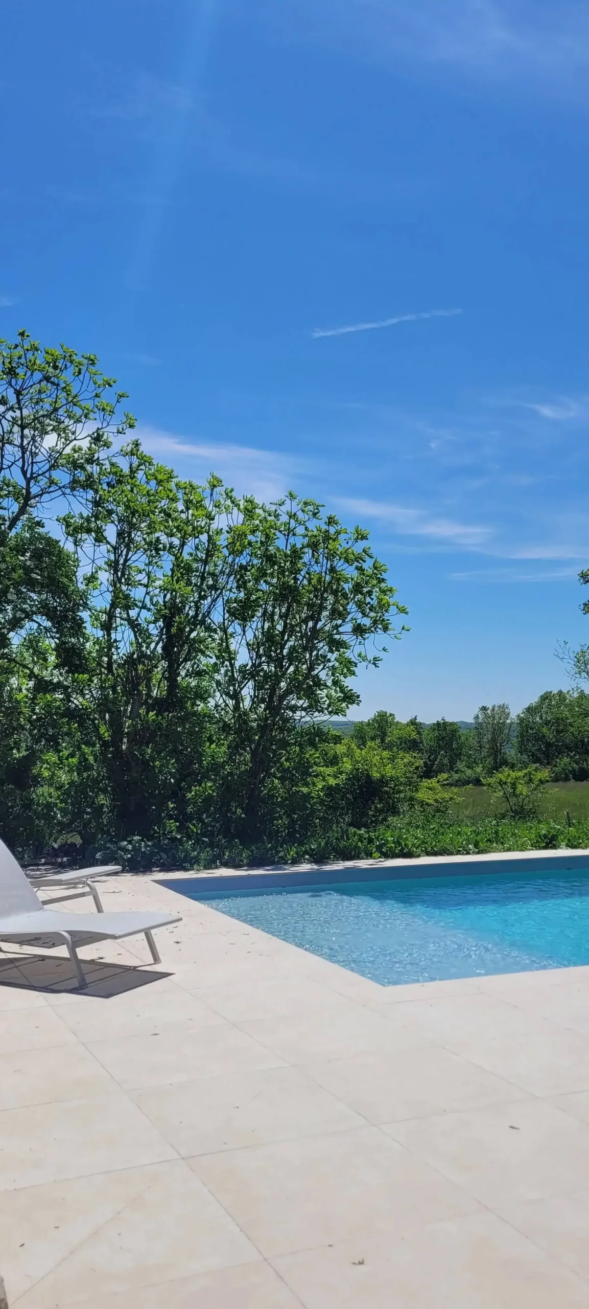 Piscine vue gauche